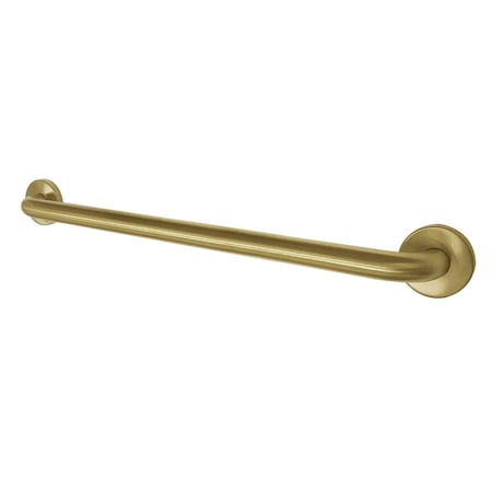 Kingston Brass DR114247 24-Inch x 1-1/4-Inch O.D Grab Bar, Brushed Brass DR114247